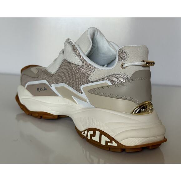 Versace Mercury Women’s White/Beige Sneakers 9 US (39 Euro) 1016318 NIB $890 - Picture 13 of 16